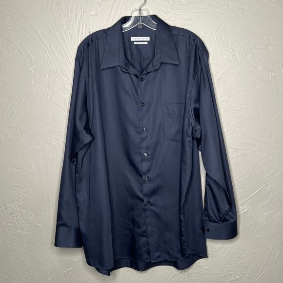 Geoffrey Beene long sleeve button down shirt size 18-34/35 regular fit - Picture 1 of 5